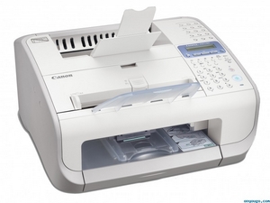 may fax canon l160 laser trang den